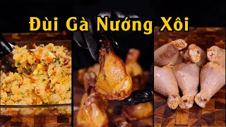 Đùi Tỏi Gà Nướng Xôi Cực Đỉnh Cơm Gia Đình Hay Làm Tiệc Đều Ngon | Việt Nể Vlog