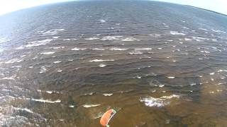 Кайтсерфинг, Сосновый Бор 16.05.2015 Kitesurfing. Video quadrocopter