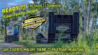 LANGKAH GEMILANG AUDIO TITISAN FASKHO SENGOK CEK SOUND PREPARE TAKBIR KELILING PAGERSARI NGANTANG