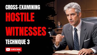 Cross-Examination Questions: Technique #3 Control Difficult Witnesses on Cross-Examination