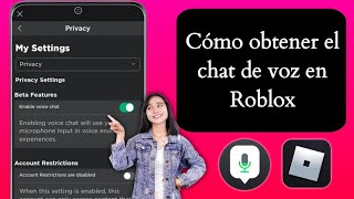 Cómo habilitar el chat de voz de Roblox (sin verificación 2024) | Habilitar el chat de voz en Roblox