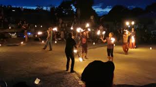 Feuerjongleurshow im GörlitzerPark / Fire Show in the Park