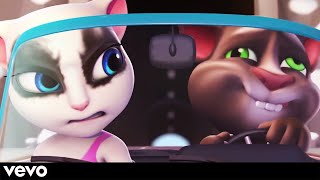 Talking Tom & Angela | Rindu Semalam Song | Music Widget