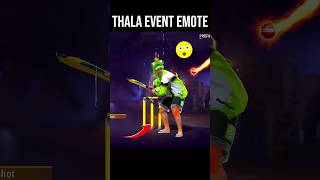 Unlocking helicopter shot emote 🤯💎: Free fire thala event rewards 😱🔥#shorts