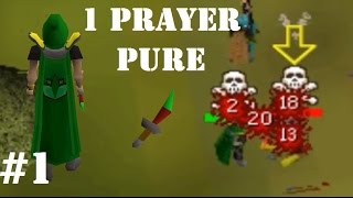 1 Prayer Low Level DDS Pking #1 - OSRS Bounty Hunter