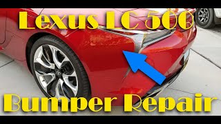 Mobile Bumper Repair Phoenix Arizona Lexus LC 500 3 Stage Red Pearl