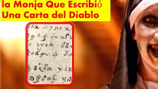 CONOCE LA HISTORIA DE SR MARIA LA MOJA  QUE ESCRIBIO UNA CARTA DEL DIABLO