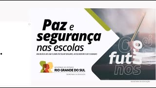 Secretária da Educação - Raquel Teixeira - Fala sobre Paz e Segurança nas Escolas