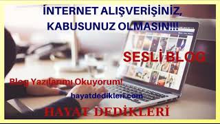 Para Kaybetmeyin💸İnternet Alışverişi Sizi Çıldırtmasın😱!Sesli Blog-Online Satınalma İncelikleri🏆