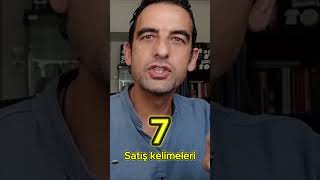 Satış kelimeleri 7 #pazarlama #satış