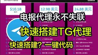 搭建电报代理｜telegram｜电报设置｜TG省电｜TG代理服务器｜一键搭建科学上网｜服务器申请 指导｜便宜服务器｜vps搭建电报 教学｜telegram 搭建｜永不失联，打开cc字幕【豌豆分享】