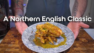 Fish & Chips In The Air Fryer With Chinese Chip Shop Curry Sauce.