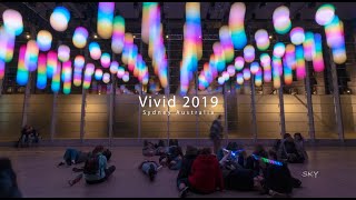 Vivid Sydney 2019 Highlights Sydney to Chatswood timelapse 4k