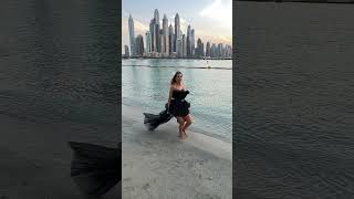 Anouk Eman slow motion #model in Dubai with Gucci photoshoot BTS