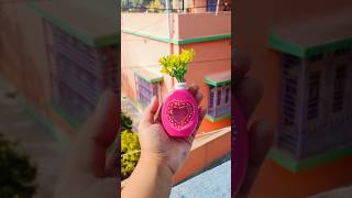 পারফিউম বোতল দিয়ে ছোট্ট ফুলদানি বানালাম😍/Diy mini flower vase with perfume bottle #ytshorts #diy