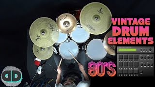 Vintage Drum Elements - 80's Electric Drum Plugin AU/VST Demo (DonutDrums)