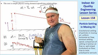 IAQ Engineering Lesson 15B: Particle Settling in Moving Air