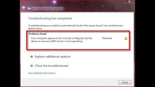 how to fix DNS server not responding in windows 7,8,8 1,10 DNS server not responding problm sloved