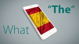 ★ Spanish Lesson 7 - Learn Spanish ★ What “The” (Grammar)