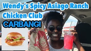 CARBANG! | Wendy’s Spicy Asiago Ranch Chicken Club Sandwich!