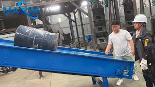 Tin Bucket Paint Bucket Shredding Machine #crusher