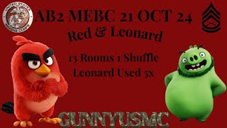 Angry Birds 2 AB2 Mighty Eagle Boot Camp MEBC 21 Oct 24-with Red+Leo. 13 rms. Leo used 5x #ab2