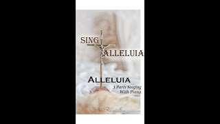 Sing Alleluia - 3 parts with piano