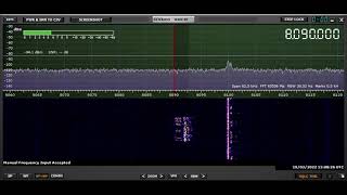 8090u. RusAF LRA Net in use. 1234z, 1307z. qth N.IRL