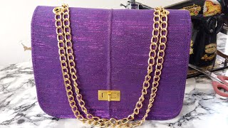 making purple 🟣 Aso-oke luxury bag pre-recorded live streaming part2