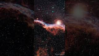 ZOOM INTO VEIL NEBULA #astronomy #science #galaxy #education #shorts