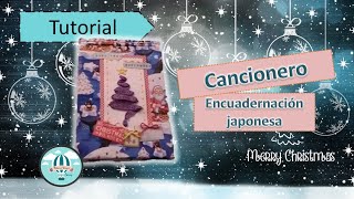 Manualidades Navideñas/ Como Hacer un Cancionero con Encuadernación Japonesa