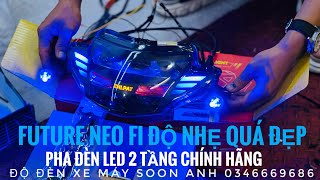 FUTURE NEO ĐỘ NHẸ SIÊU ĐẸP PHA ĐÈN LED 2 TẦNG - sdt 0346669686 #future_neo_độ_pha_đèn_led_siêu_đẹp