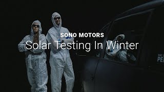 Solar Testing In Winter | Sono Motors