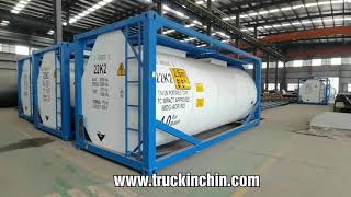 20FT Offshore Acid Tank  UN2693 Sodium hydrogen sulphite solution tank  UN1830 Sulfuric Acid 92-94%