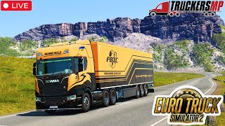 Euro Truck Simulaor 2 | Normal Truck convoy! steering wheel gameplay #ets2 #pandharpur