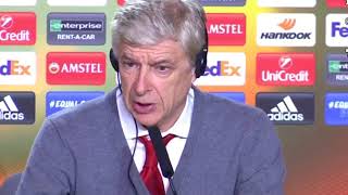 Arsene Wenger POST MATCH CONFERENCE | Atletico Madrid (1) - (0) Arsenal Europa League