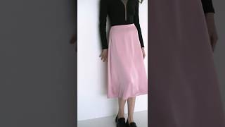 Silk A-line skirt #fashion #стиль #streetstyle #мода #style #dress #everydaystyle