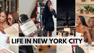 NEW YORK CITY LIFESTYLE VLOG! Epic Dinners, Spa Day with Pandora & a New Bag ✨ MONROE STEELE