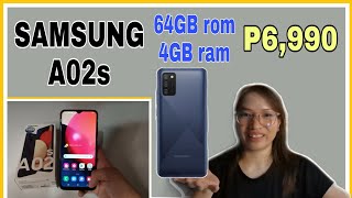 SAMSUNG GALAXY A02S Unboxing and Quick Review - Philippines (Budget Smartphone)