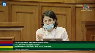 B/32 -Supplementary Question from Hon. JOANNA BERENGER on Melbees Nursery School