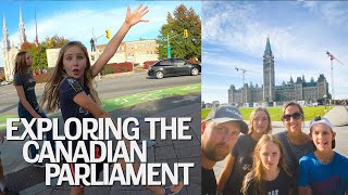 Exploring The Canadian Parliament Grounds for the First Time - Happy Thanksgiving!