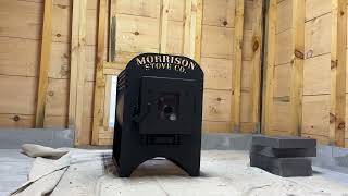 How To Install the Morrison Stove Co. Dual Door Feed Wood Burning SAUNA Stove (Full Process)