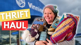 Thrifting / Op shopping for Crochet Gems: Discovering Handmade Crochet Items!