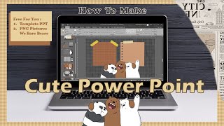 CUTE POWERPOINT WE BARE BEARS THEME [ FREE TEMPLATE PPT ] - AESTHETIC POWERPOINT