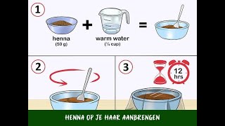 Henna op je haar aanbrengen