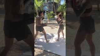 Muay Thai exhibition - Tulum Mexico