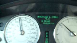 Chrysler 300C 3.5 fuel consumption at 120km/h