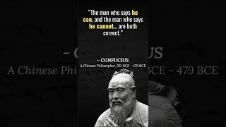 Confucius's Quotes which are better known in youth to not to Regret in Old Age || #shorts #viral