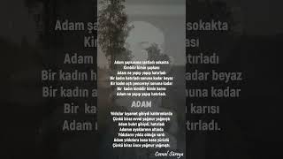 Cemal Süreya - Adam #cemalsüreya #şiir #seslikitapsiir #edebiyat #edebiyat #şair