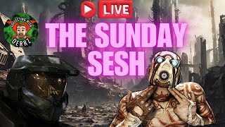 THE SUNDAY SESH: E56,COMIC BOOK HAULS, HALO & BORERLANDS LIVE ACTION THOUGHTS, COVER THEMES LIVE!